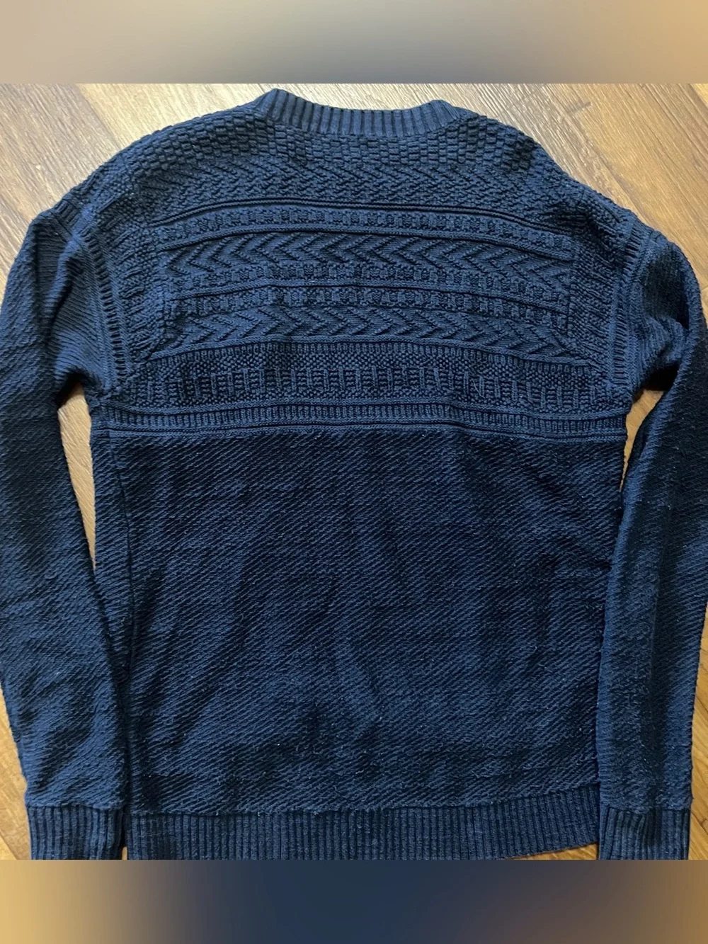 J.Crew Cable-Knit Sweater Men’s Size M Cotton Crewneck Preppy Classic Sweater